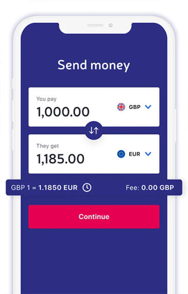 TorFX's self-service mobile app for 24/7 currency transfers