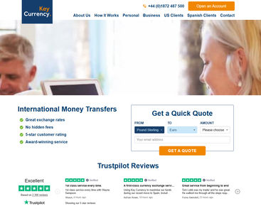 Key Currency offers a simple website that gets the job done well enough